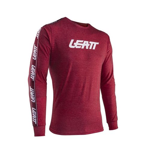 Camiseta Leatt Manga Larga Premium Ruby | Rendimiento, Estilo y Confort para Deportistas