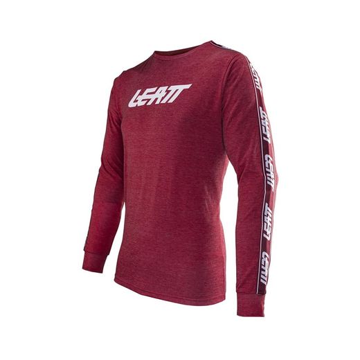 Camiseta Leatt Manga Larga Premium Ruby | Rendimiento, Estilo y Confort para Deportistas