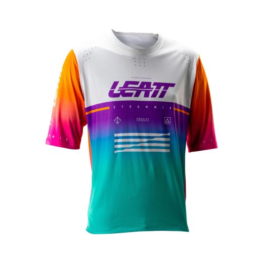 💜🚵‍♀️ Camiseta Leatt MTB 4.0 Morado Piñata – Estilo, protección y rendimiento sin límites ⚡🌄