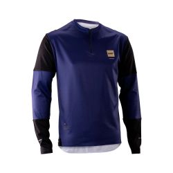 🚵‍♂️💙 Camiseta Leatt MTB Endurance 3.0 Manga Larga – Azul Galaxy 🌌✨