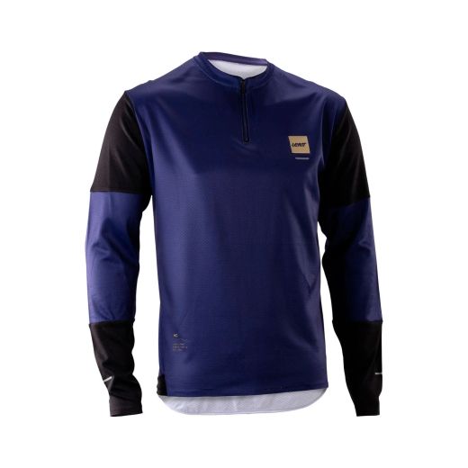 🚵‍♂️💙 Camiseta Leatt MTB Endurance 3.0 Manga Larga – Azul Galaxy 🌌✨