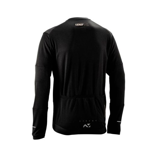 🚵‍♂️🖤 Camiseta Leatt MTB Endurance 3.0 Manga Larga – Negro 🌑✨