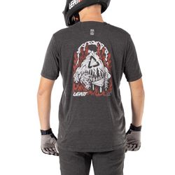 Camiseta Leatt MTB Gravity 1.0 Negro - Comodidad y Estilo para los Ciclistas Más Exigentes