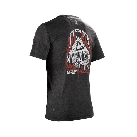 Camiseta Leatt MTB Gravity 1.0 Negro - Comodidad y Estilo para los Ciclistas Más Exigentes