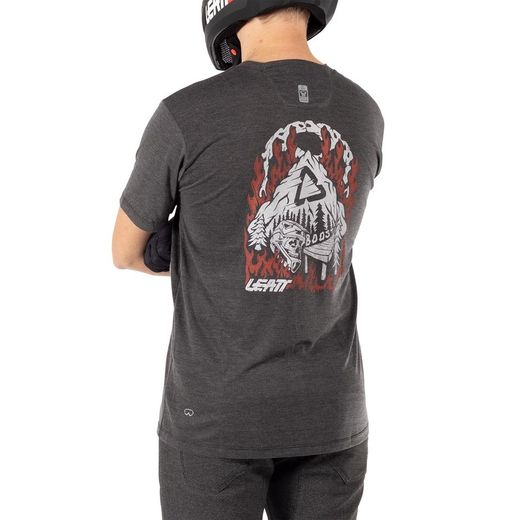 Camiseta Leatt MTB Gravity 1.0 Negro - Comodidad y Estilo para los Ciclistas Más Exigentes