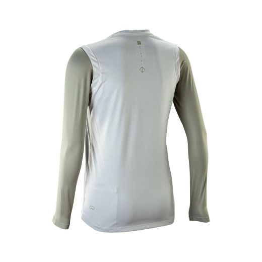 🤍🚵‍♀️ Camiseta Leatt MTB Gravity 2.0 Manga Larga Mujer Blanco – Estilo, ligereza y control total 🌿💨