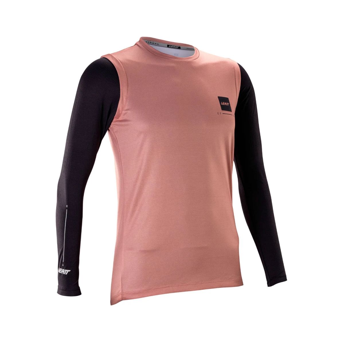 🌸🚵‍♀️ Camiseta Leatt MTB Gravity 2.0 Manga Larga Mujer Rosa Dusty – Confort, estilo y rendimiento en cada ruta 💨✨ L