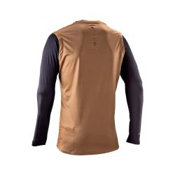 🤎🚵‍♂️ Camiseta Leatt MTB Gravity 2.0 Marrón Brass – Estilo, comodidad y control total en el sendero 🌄🔥