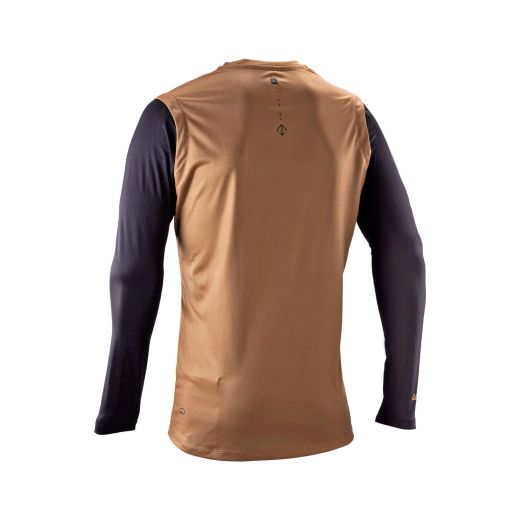 🤎🚵‍♂️ Camiseta Leatt MTB Gravity 2.0 Marrón Brass – Estilo, comodidad y control total en el sendero 🌄🔥