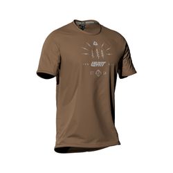 🟤🚵‍♂️ Camiseta Leatt MTB Gravity 3.0 Jr Marrón Loam – Estilo, confort y rendimiento para jóvenes riders ⚡🌄