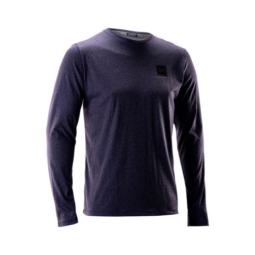 💙🌌 Camiseta Leatt MTB Gravity 3.0 Manga Larga Azul Galaxy – Rendimiento estelar sobre el trail 🚵‍♀️✨