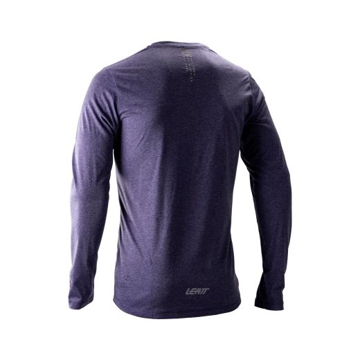 💙🌌 Camiseta Leatt MTB Gravity 3.0 Manga Larga Azul Galaxy – Rendimiento estelar sobre el trail 🚵‍♀️✨