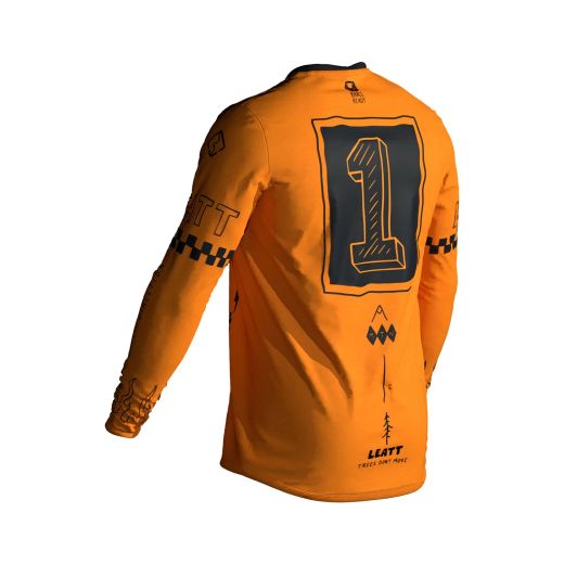 💛⚡ Camiseta Leatt MTB Gravity 3.0 Manga Larga Jr Amarillo Lager – Estilo, protección y rendimiento para jóvenes riders 🚴‍♂️🔥