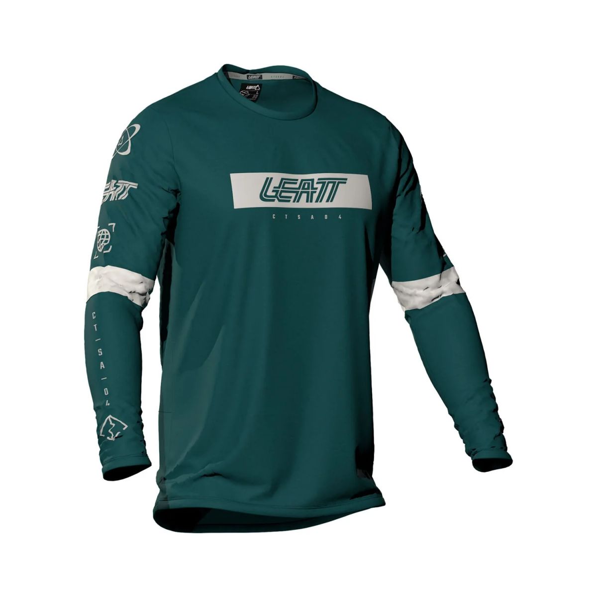 💚🌲 Camiseta Leatt MTB Gravity 3.0 Manga Larga Jr Verde Spruce – Confort, estilo y protección para jóvenes riders ⚡🚴‍♂️ L