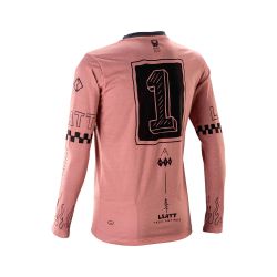 🌸🚵‍♀️ Camiseta Leatt MTB Gravity 3.0 Manga Larga Mujer Rosa Dusty – Rendimiento, protección y estilo femenino 💪✨