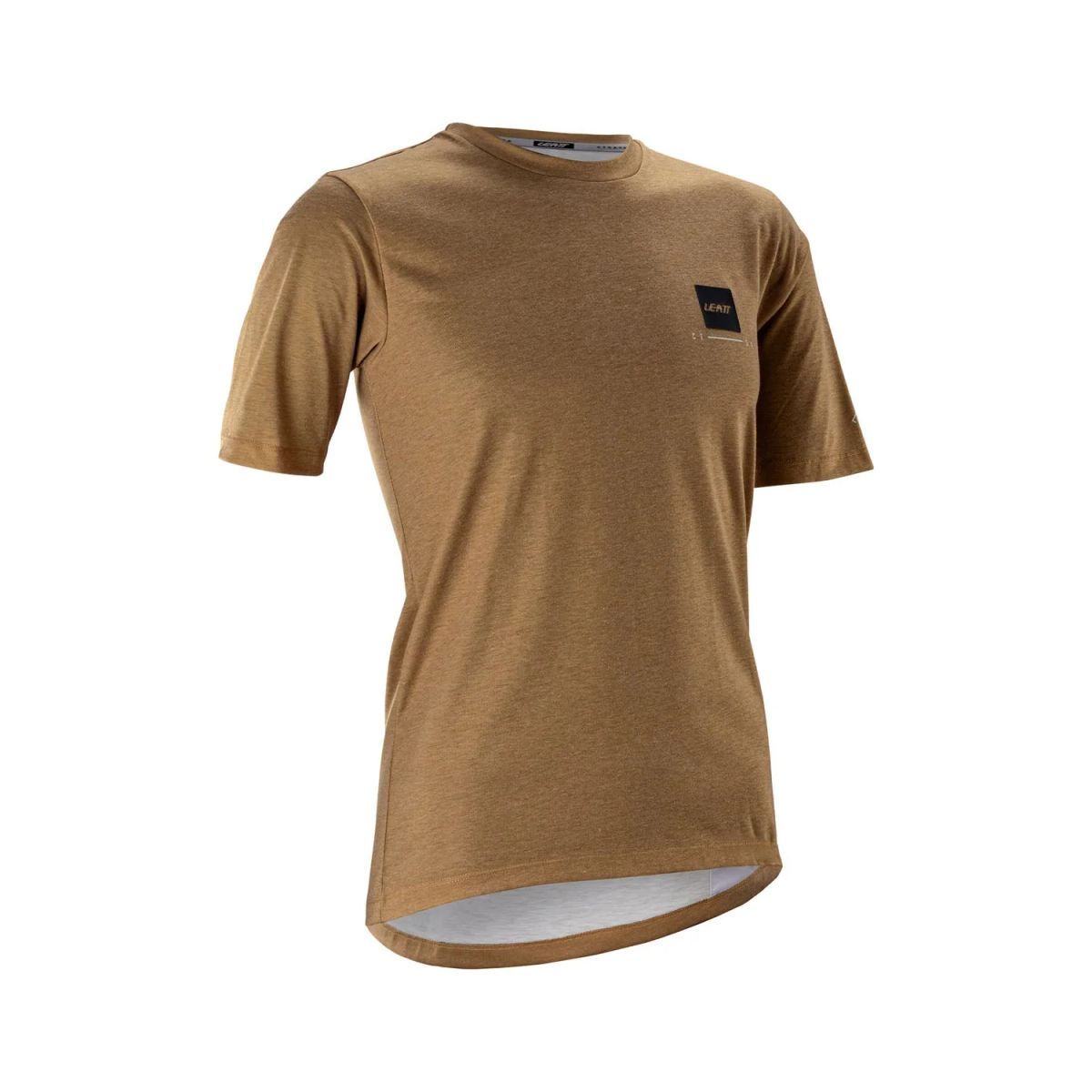 🌟🚵‍♀️ Camiseta Leatt MTB Gravity 3.0 Mujer Marrón Brass – Estilo natural y rendimiento total en la montaña 🌲🔥 L
