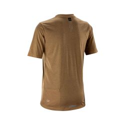 🌟🚵‍♀️ Camiseta Leatt MTB Gravity 3.0 Mujer Marrón Brass – Estilo natural y rendimiento total en la montaña 🌲🔥