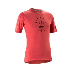🔥🚴‍♀️ Camiseta Leatt MTB Gravity 3.0 Mujer Rojo Dusty – Estilo, comodidad y control total en cada descenso 💨