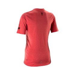🔥🚴‍♀️ Camiseta Leatt MTB Gravity 3.0 Mujer Rojo Dusty – Estilo, comodidad y control total en cada descenso 💨
