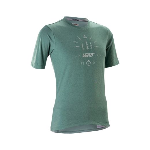 💚🌲 Camiseta Leatt MTB Gravity 3.0 Mujer Verde Mist – Comodidad, estilo y control total 🚴‍♀️💨