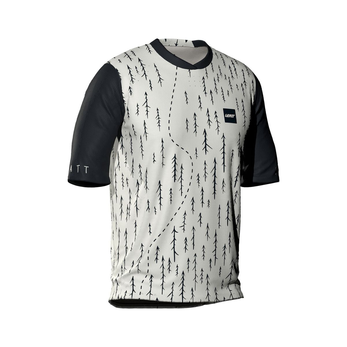 🚵‍♂️💨 Camiseta Leatt MTB Gravity 4.0 Jr Blanco Trails – Rendimiento y estilo para jóvenes riders ⚡🤍 L