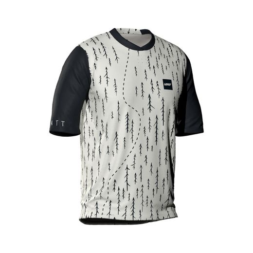 🚵‍♂️💨 Camiseta Leatt MTB Gravity 4.0 Jr Blanco Trails – Rendimiento y estilo para jóvenes riders ⚡🤍