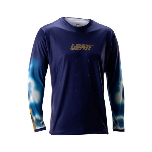 🌌🚵‍♂️ Camiseta Leatt MTB Gravity 4.0 Manga Larga Azul Galaxy – Rendimiento y estilo para los riders más exigentes 💨✨