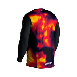 🔥🚵‍♂️ Camiseta Leatt MTB Gravity 4.0 Manga Larga Jr Rojo Heatmap – Energía, control y estilo extremo ❤️⚡