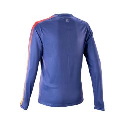 🌌🚵‍♀️ Camiseta Leatt MTB Gravity 4.0 Manga Larga Mujer Azul Cosmic – Rendimiento, estilo y libertad total ⚡💙