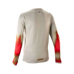 🤍🚵‍♀️ Camiseta Leatt MTB Gravity 4.0 Manga Larga Mujer Blanco Cream – Comodidad, estilo y rendimiento sin límites ⚡💫