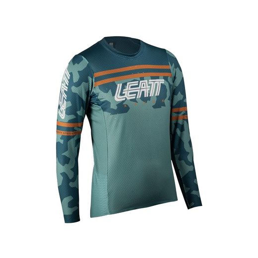 Camiseta Leatt MTB Gravity 4.0 WN Lagoon — Diseño y rendimiento en cada descenso