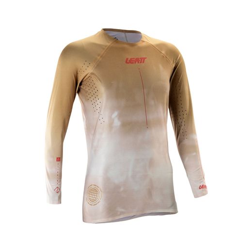 🤎🚵‍♀️ Camiseta Leatt MTB Gravity 5.0 Mujer Marrón Brass – Potencia, estilo y confort en cada descenso ⚡🏔️