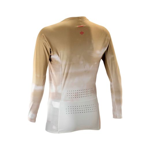 🤎🚵‍♀️ Camiseta Leatt MTB Gravity 5.0 Mujer Marrón Brass – Potencia, estilo y confort en cada descenso ⚡🏔️