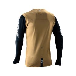 🤎🏁 Camiseta Leatt MTB Gravity 8.0 Marrón Race – Estilo, control y máximo rendimiento en cada bajada 🚵‍♂️💨