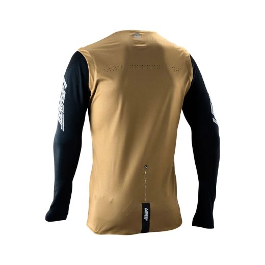 🤎🏁 Camiseta Leatt MTB Gravity 8.0 Marrón Race – Estilo, control y máximo rendimiento en cada bajada 🚵‍♂️💨