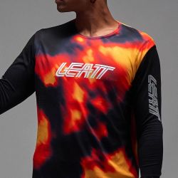 🔴🔥 Camiseta Leatt MTB Gravity 8.0 Rojo Heatmap – Potencia, estilo y rendimiento sin límites 🚵‍♂️💨