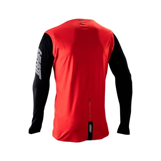 🔴🏁 Camiseta Leatt MTB Gravity 8.0 Rojo Race – Velocidad, estilo y control total en cada descenso 🚵‍♂️💨
