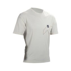 Camiseta Leatt MTB Trail 1.0 X-Flow Cream | Transpirabilidad, Comodidad y Estilo para Ciclistas de MTB