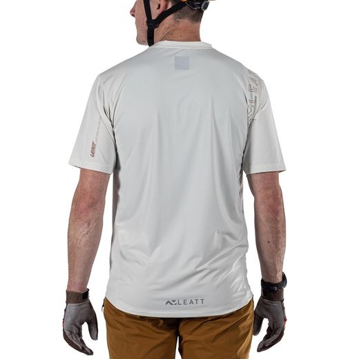 Camiseta Leatt MTB Trail 1.0 X-Flow Cream | Transpirabilidad, Comodidad y Estilo para Ciclistas de MTB