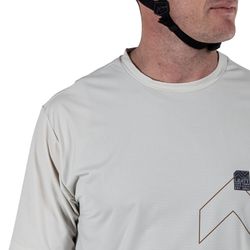 Camiseta Leatt MTB Trail 1.0 X-Flow Cream | Transpirabilidad, Comodidad y Estilo para Ciclistas de MTB
