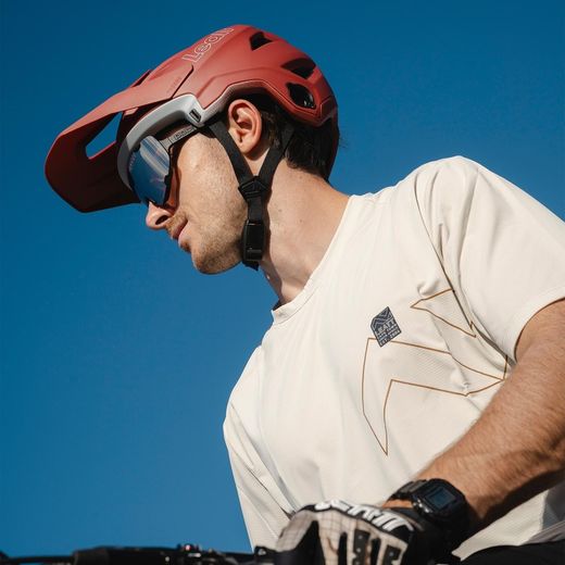 Camiseta Leatt MTB Trail 1.0 X-Flow Cream | Transpirabilidad, Comodidad y Estilo para Ciclistas de MTB