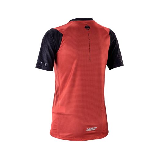 ❤️🚵‍♀️ Camiseta Leatt MTB Trail 3.0 Mujer Rojo Dusty | Estilo, rendimiento y máxima comodidad 🌄✨