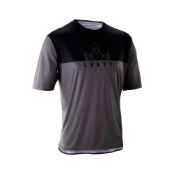 🖤🚵‍♂️ Camiseta Leatt MTB Trail 3.0 Negro Ghost | Estilo, rendimiento y confort en un solo diseño ⚡