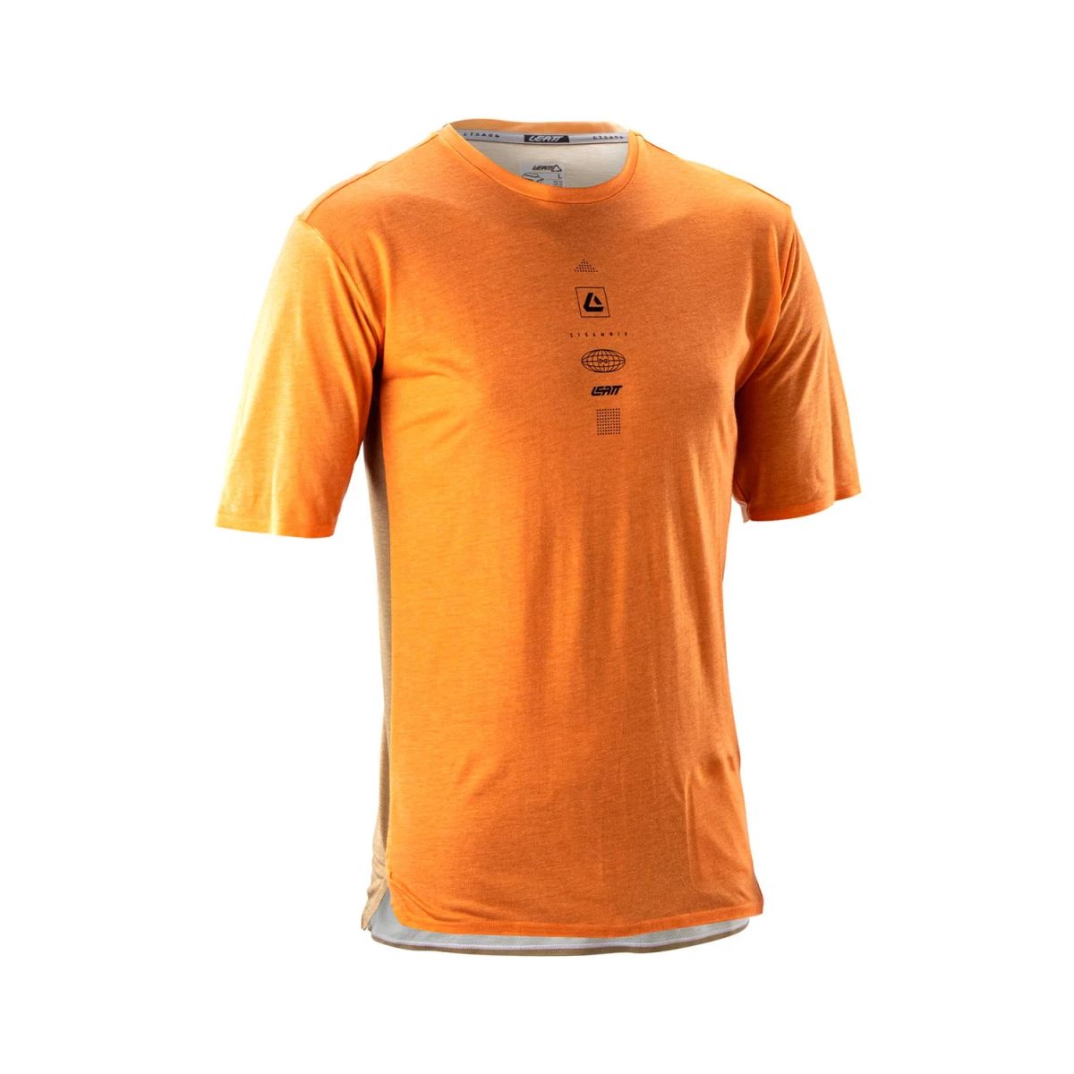 💛🚵‍♂️ Camiseta Leatt MTB Trail 4.0 Amarillo Lager | Comodidad y estilo en tus rutas 🌄✨ L