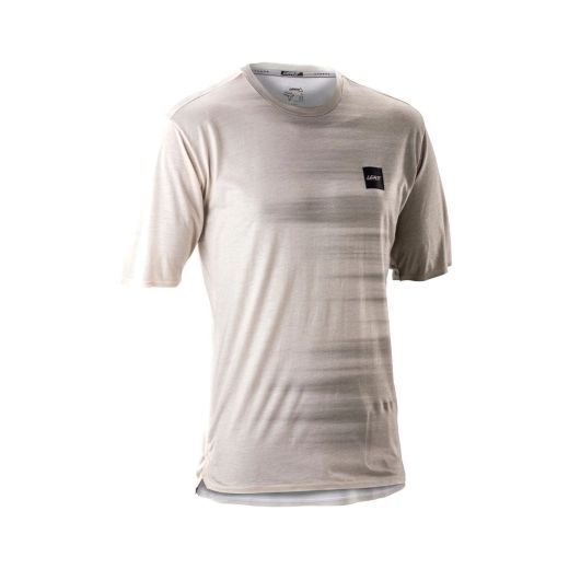 🤍🚵‍♂️ Camiseta Leatt MTB Trail 4.0 Blanco Cream | Confort y estilo en tus rutas 🌄✨