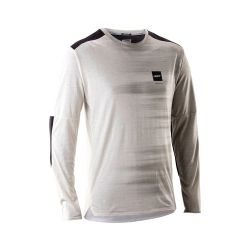 🤍🚵‍♂️ Camiseta Leatt MTB Trail 4.0 Manga Larga Blanco Cream | Protección y estilo en tus rutas 🌄✨