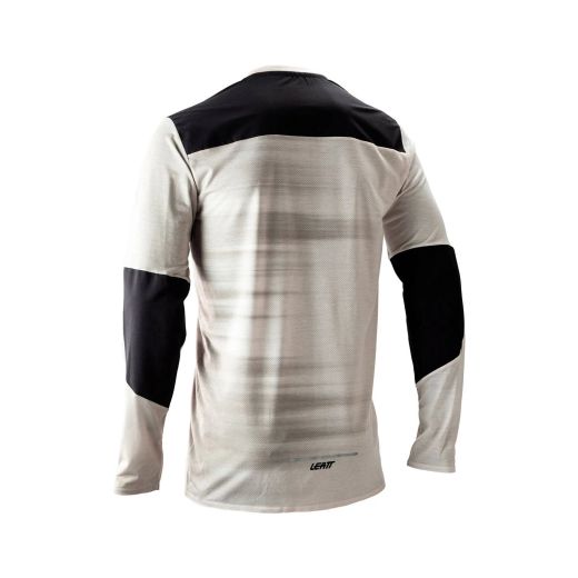 🤍🚵‍♂️ Camiseta Leatt MTB Trail 4.0 Manga Larga Blanco Cream | Protección y estilo en tus rutas 🌄✨