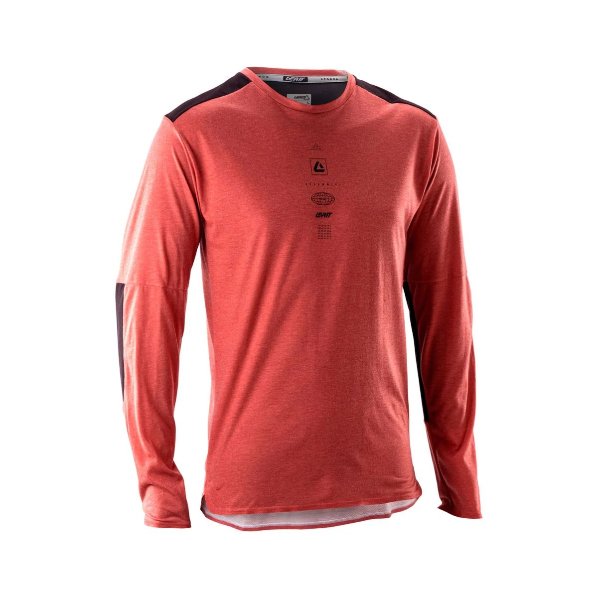 ❤️🚵‍♂️ Camiseta Leatt MTB Trail 4.0 Manga Larga Rojo Dusty | Estilo y rendimiento en tus rutas 🌄✨ L