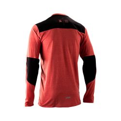 ❤️🚵‍♂️ Camiseta Leatt MTB Trail 4.0 Manga Larga Rojo Dusty | Estilo y rendimiento en tus rutas 🌄✨