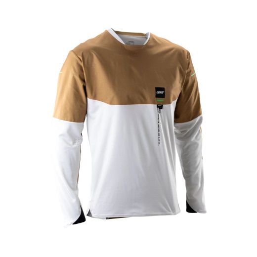 🤎🚵‍♂️ Camiseta Leatt MTB Trail 6.0 Cargo Manga Larga Marrón Brass | Comodidad y estilo en cada ruta 🌄✨
